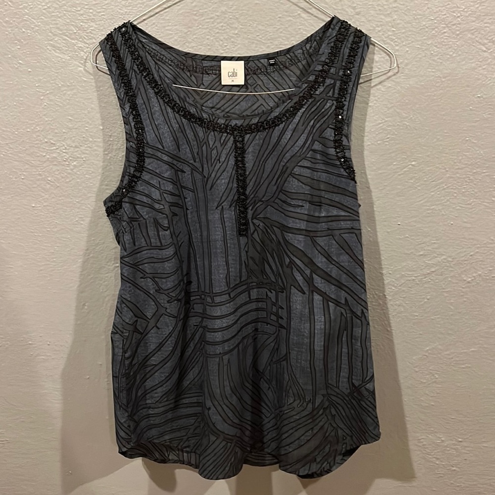 CABI top, blue with black